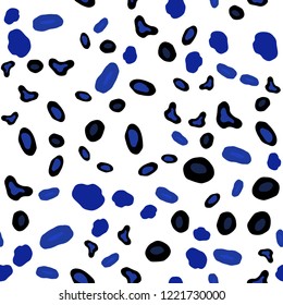 Light BLUE vector seamless background with bubbles. Blurred bubbles on abstract background with colorful gradient. Template for business cards, websites.