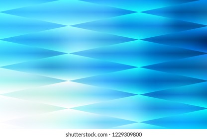Light BLUE vector seamless background with rectangles. Decorative design in abstract style with rectangles. Template for business cards, websites.