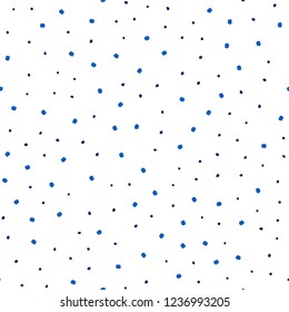 Light BLUE vector seamless background with bubbles. Illustration with set of shining colorful abstract circles. Pattern for trendy fabric, wallpapers.