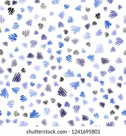 Light BLUE vector seamless background with straight lines. Glitter abstract illustration with colored sticks. The pattern for ad, booklets, leaflets.