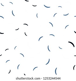 Light BLUE vector seamless background with wry lines. Colorful illustration in abstract style with gradient. A new texture for your  ad, booklets, leaflets.