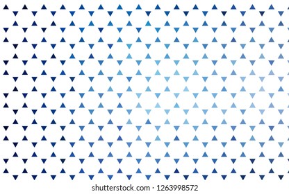 Light BLUE vector seamless background with triangles. Abstract gradient illustration with triangles. Template for business cards, websites.