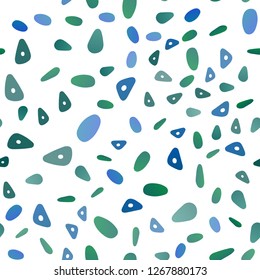 Light BLUE vector seamless background with triangles, circles. Abstract gradient illustration with circles, triangles. Modern template for your landing page.