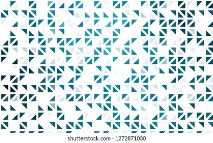 Light BLUE vector seamless background with triangles. Beautiful illustration with triangles in nature style. Design for textile, fabric, wallpapers.