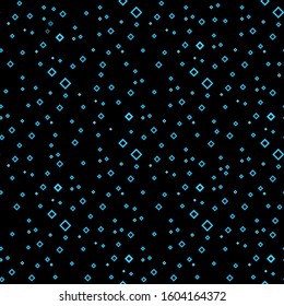 Light blue vector seamless background with bubbles. Blurred bubbles on abstract background with black blue gradient. Completely new template for your brand book. eps10