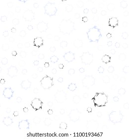 Light BLUE vector seamless cover with spots. Beautiful colored illustration with blurred circles in nature style. Pattern can be used for beautiful websites.