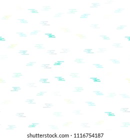 Light BLUE vector seamless cover with long lines. Modern geometrical abstract illustration with staves. The pattern can be used for busines ad, booklets, leaflets