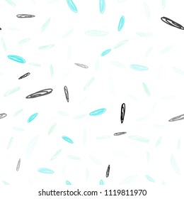 Light BLUE vector seamless cover with spots. Modern abstract illustration with colorful water drops. New design for ad, poster, banner of your website.