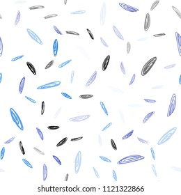 Light BLUE vector seamless cover with spots. Modern abstract illustration with colorful water drops. Pattern can be used for futuristic ad, booklets.