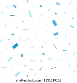 Light BLUE vector seamless cover in polygonal style. Abstract gradient illustration with rectangles. Smart design for your business advert.