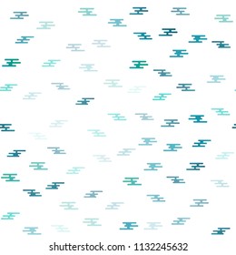 Light BLUE vector seamless cover with long lines. Lines on blurred abstract background with gradient. Best design for your ad, poster, banner.