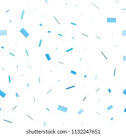 Light BLUE vector seamless cover in polygonal style. Illustration with set of colorful rectangles. Pattern for busines ad, booklets, leaflets