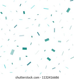 Light BLUE vector seamless cover in polygonal style. Rectangles on abstract background with colorful gradient. Pattern for commercials.