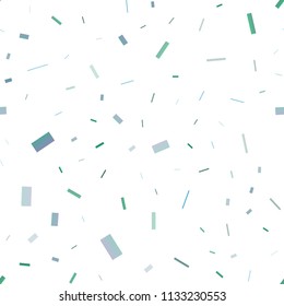 Light BLUE vector seamless cover in polygonal style. Glitter abstract illustration with rectangular shapes. Pattern for busines ad, booklets, leaflets