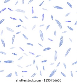 Light BLUE vector seamless cover with spots. Abstract illustration with colored bubbles in nature style. Pattern can be used for futuristic ad, booklets.