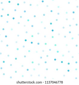 Light BLUE vector seamless cover with spots. Modern abstract illustration with colorful water drops. Beautiful design for your business natural advert.