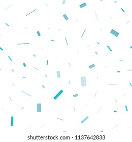 Light BLUE vector seamless cover in polygonal style. Glitter abstract illustration with rectangular shapes. Smart design for your business advert.