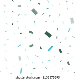 Light BLUE vector seamless cover in polygonal style. Abstract gradient illustration with rectangles. Best design for your ad, poster, banner.