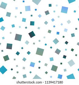 Light BLUE vector seamless cover in polygonal style. Rectangles on abstract background with colorful gradient. Modern template for your landing page.