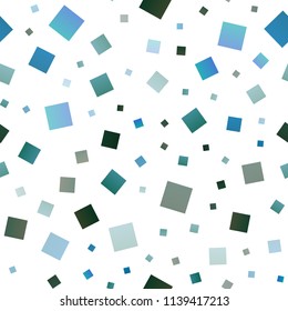 Light BLUE vector seamless cover in polygonal style. Abstract gradient illustration with rectangles. Pattern for busines ad, booklets, leaflets