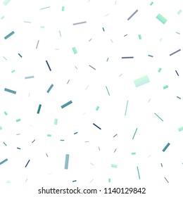 Light BLUE vector seamless cover in polygonal style. Modern abstract illustration with colorful rectangles. Pattern for commercials.