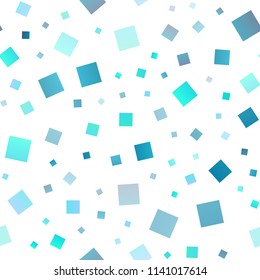 Light BLUE vector seamless cover in polygonal style. Glitter abstract illustration with rectangular shapes. Best design for your ad, poster, banner.