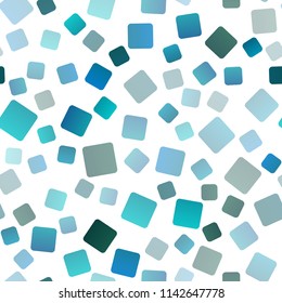 Light BLUE vector seamless cover in polygonal style. Modern abstract illustration with colorful rectangles. The template can be used as a background.