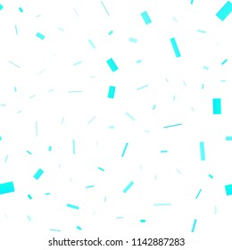 Light BLUE vector seamless cover in polygonal style. Modern abstract illustration with colorful rectangles. The template can be used as a background.