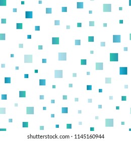 Light BLUE vector seamless cover in polygonal style. Illustration with set of colorful rectangles. Smart design for your business advert.