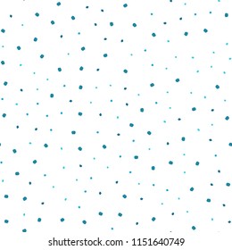 Light BLUE vector seamless cover with spots. Modern abstract illustration with colorful water drops. Pattern for design of window blinds, curtains.