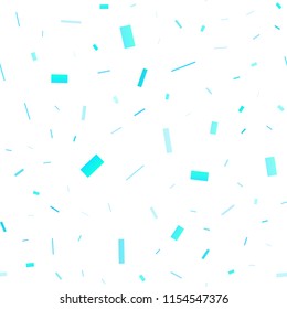 Light BLUE vector seamless cover in polygonal style. Rectangles on abstract background with colorful gradient. Best design for your ad, poster, banner.