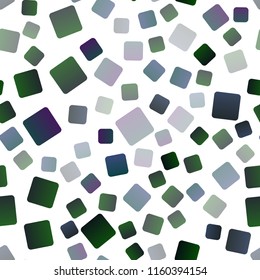 Light BLUE vector seamless cover in polygonal style. Glitter abstract illustration with rectangular shapes. The template can be used as a background.