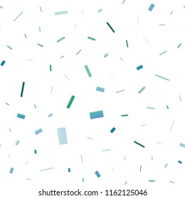 Light BLUE vector seamless cover in polygonal style. Glitter abstract illustration with rectangular shapes. Pattern for busines ad, booklets, leaflets