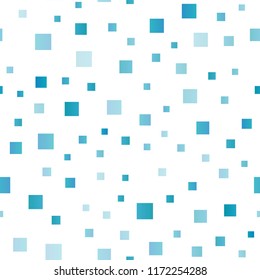 Light BLUE vector seamless cover in polygonal style. Modern abstract illustration with colorful rectangles. The template can be used as a background.