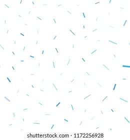 Light BLUE vector seamless cover with long lines. Decorative shining illustration with lines on abstract template. Best design for your ad, poster, banner.