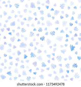 Light BLUE vector seamless cover with stright stripes. Decorative shining illustration with lines on abstract template. The pattern for ad, booklets, leaflets.