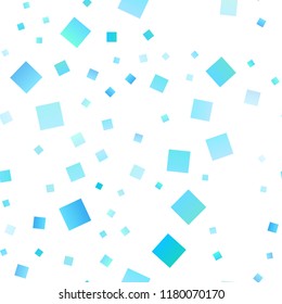 Light BLUE vector seamless cover in polygonal style. Abstract gradient illustration with rectangles. Pattern for busines ad, booklets, leaflets
