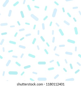 Light BLUE vector seamless cover with stright stripes. Modern geometrical abstract illustration with Lines. Pattern for your busines websites.