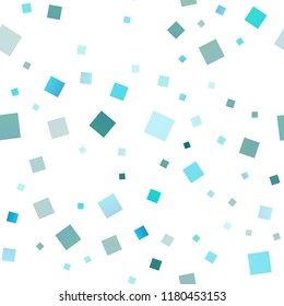Light BLUE vector seamless cover in polygonal style. Abstract gradient illustration with rectangles. The template can be used as a background.