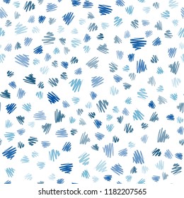 Light BLUE vector seamless cover with stright stripes. Lines on blurred abstract background with gradient. Pattern for your busines websites.