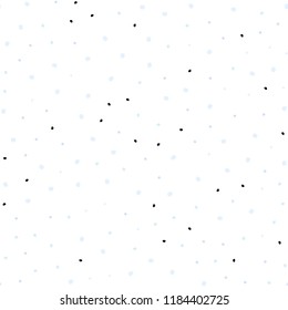 Light BLUE vector seamless cover with spots. Glitter abstract illustration with blurred drops of rain. Pattern for design of window blinds, curtains.