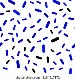 Light BLUE vector seamless cover with stright stripes. Blurred decorative design in simple style with lines. Pattern for ads, posters, banners.