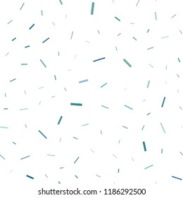 Light BLUE vector seamless cover with long lines. Shining colored illustration with narrow lines. Best design for your ad, poster, banner.