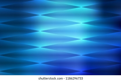 Light BLUE vector seamless cover in polygonal style. Decorative design in abstract style with rectangles. Trendy design for wallpaper, fabric makers.