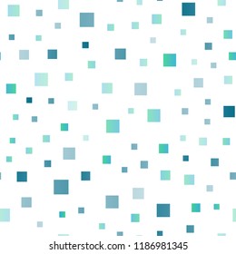 Light BLUE vector seamless cover in polygonal style. Modern abstract illustration with colorful rectangles. Pattern for commercials.
