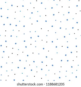 Light Blue vector seamless cover with spots. Blurred decorative design in abstract style with bubbles. Design for textile, fabric, wallpapers.