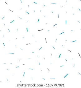 Light BLUE vector seamless cover with long lines. Glitter abstract illustration with colored sticks. The pattern can be used for busines ad, booklets, leaflets