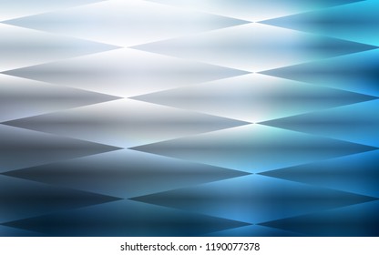 Light BLUE vector seamless cover in polygonal style. Illustration with set of colorful rectangles. Template for business cards, websites.