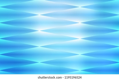 Light BLUE vector seamless cover in polygonal style. Modern abstract illustration with colorful rectangles. Pattern for design of fabric, wallpapers.
