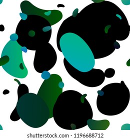 Light BLUE vector seamless cover with circles. Modern abstract illustration with colorful water drops. Design for textile, fabric, wallpapers.